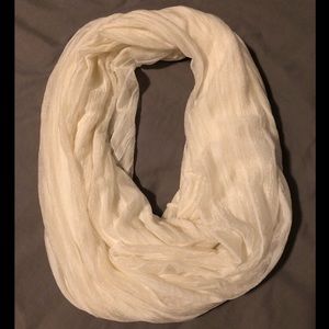 White Infinity Scarf
